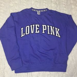 VS Pink purple crew